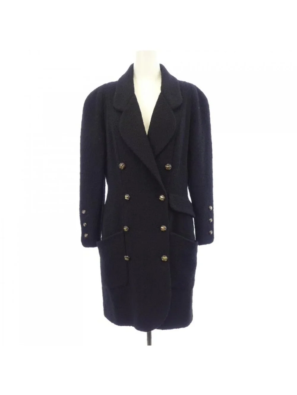 Chanel Vintage Coat Black